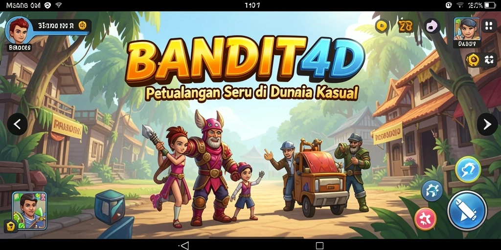 Tampilan gameplay <strong>BANDIT4D</strong> yang seru dan menghibur.