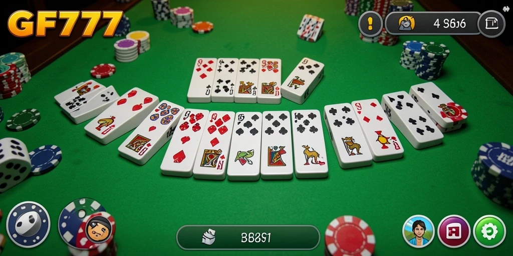 Gameplay seru domino yang penuh strategi dan keseruan.