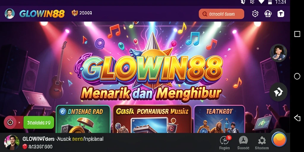 Tampilan gameplay GLOWIN88 yang seru dan interaktif.